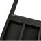 Flash Furniture Maverick 14.5x17.5 Solid Pine Medals Display Case w/4 Channel Grooved Removable Shelves in Black HMHD-23M018YBN1-BLK-1417-GG - alternate 6